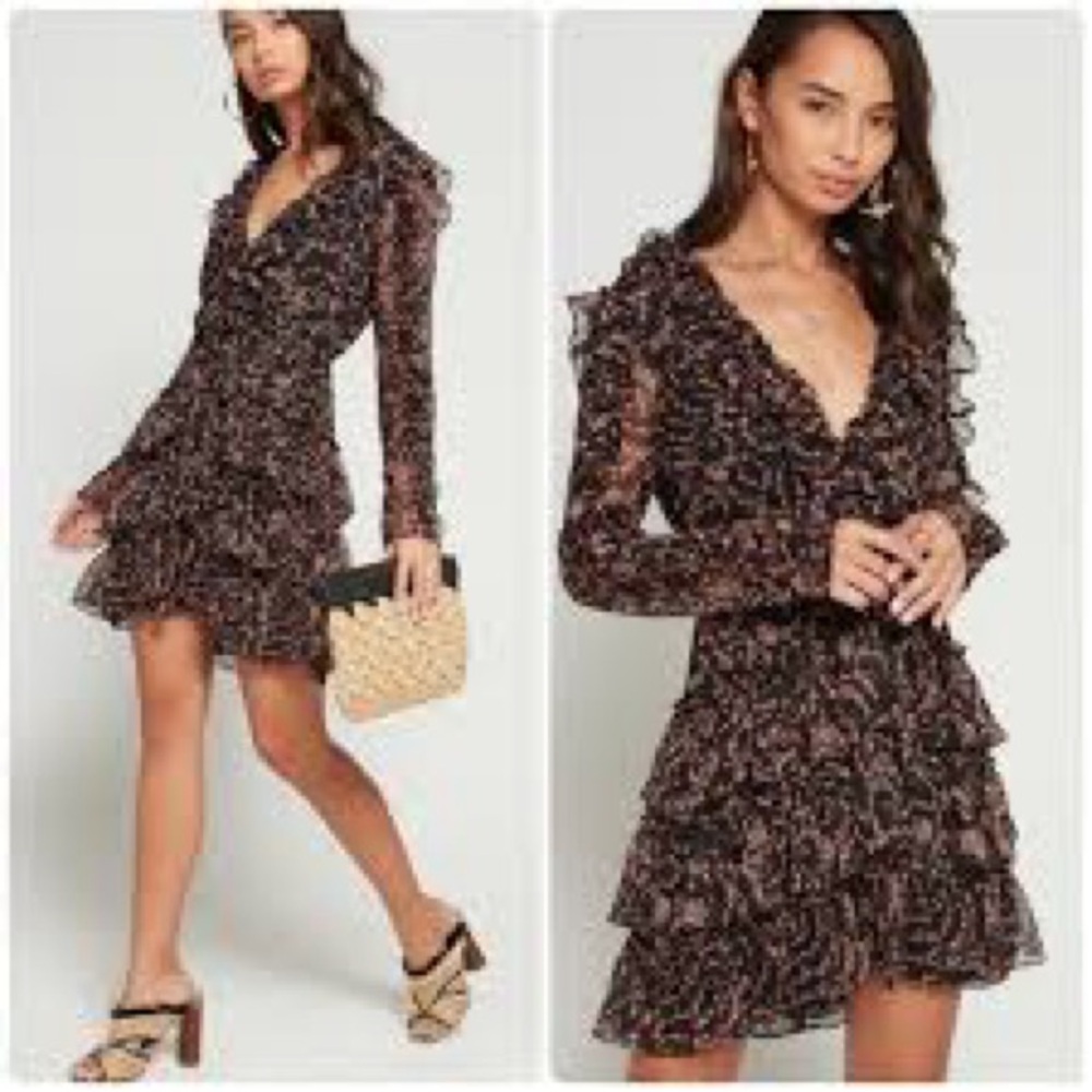 Bardot Alessia Frill Dress